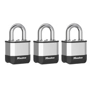 Master Lock Elite™ Laminated 45mm Padlock - 25mm Shackle (Pack of 3) - PK1EURTRI