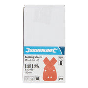 Silverline Hook & Loop Detail Sander Sheets & Tips 140mm 10pk Silverline - Dynamic Drive