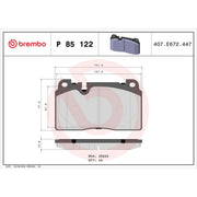 Brembo Front & Rear Pads fits Audi Q5 2008-2017 2.0 3.0