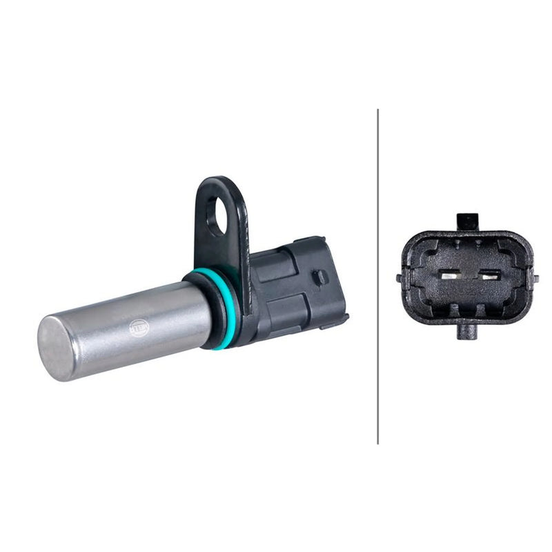 Hella Crankshaft Position Sensor fits Fiat Stilo 2005-2006 1.6
