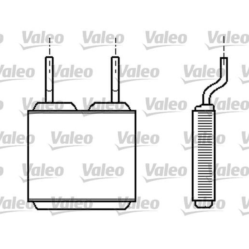 Valeo Heater Matrix Core Heat Exchanger Front 812149