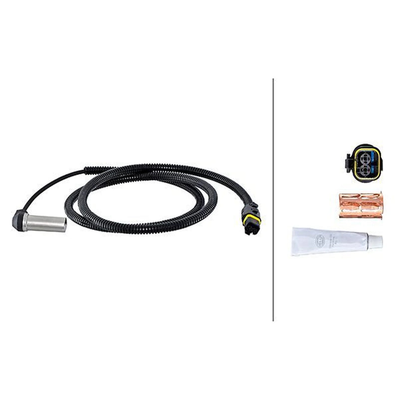 Hella ABS Wheel Speed Sensor Front Right fits Man Lion´S City 1996 on
