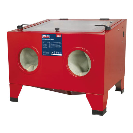 Sealey Shot Blast Cabinet with Gun 640 x 490 x 490mm SB951 Sealey - Dynamic Drive