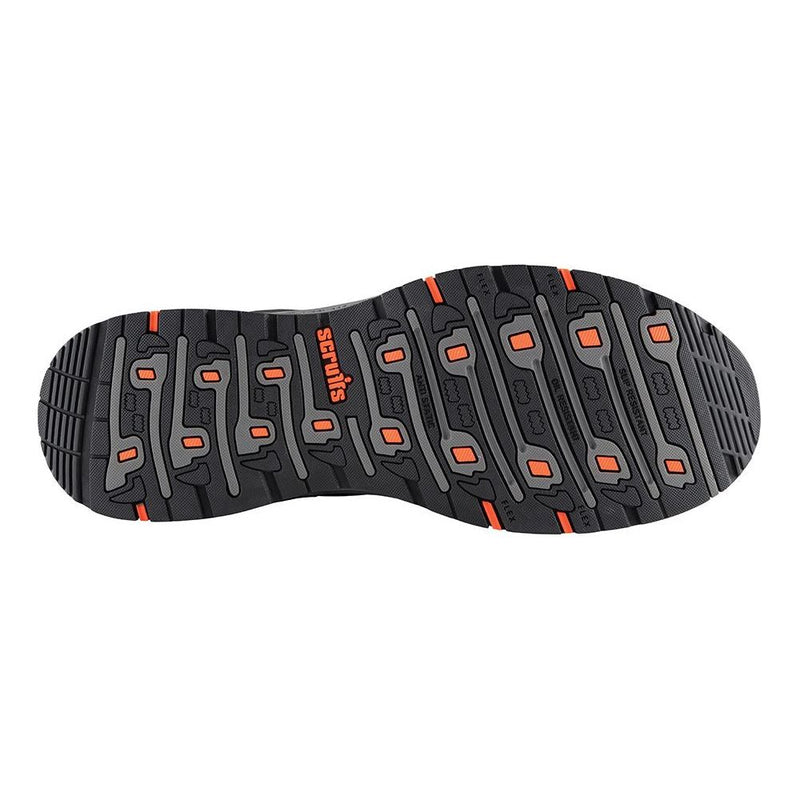 Scruffs Air Safety Trainer Black/Orange Size 10 / 44 Scruffs - Dynamic Drive