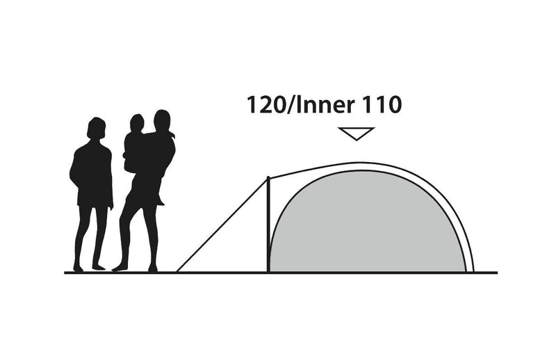 Outwell Cloud 2 Dome Tent 2 Berth Outwell - Dynamic Drive