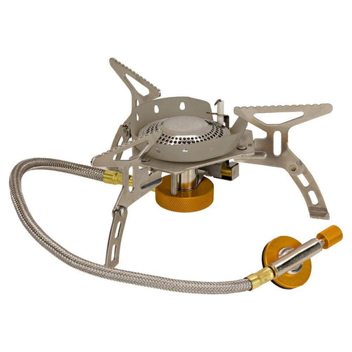 Vango Folding Stove with Windshield and Piezo Silver Vango - Dynamic Drive