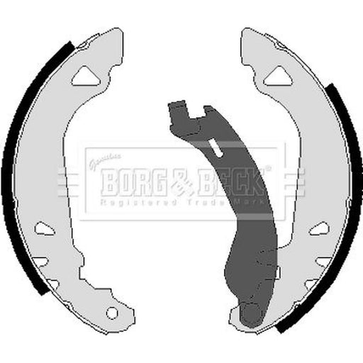 Borg & Beck Brake Shoe Set Axle Kit BBS6201