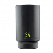 Carlyle Tools 1/2 Drive 34mm 6 Point Deep Impact Socket - image 1