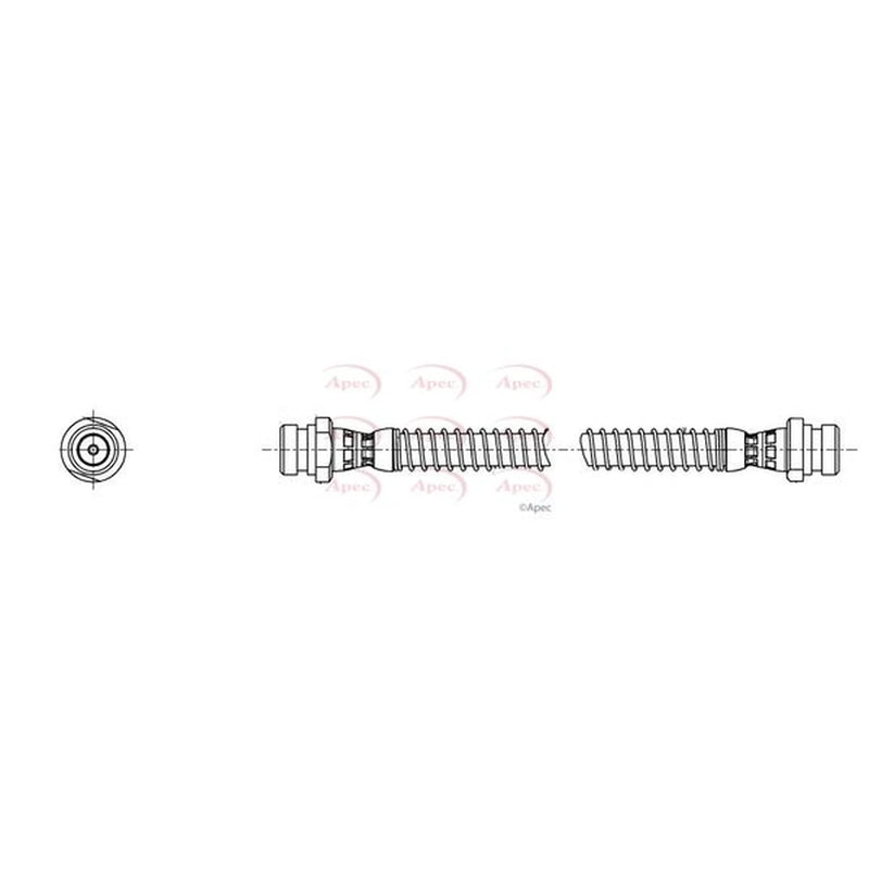 Apec Brake Hydraulic Hose Line inner HOS4506