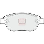 Apec Front Brake Pad Set fits Citroën C4 2004-2011 1.4 1.6 2.0