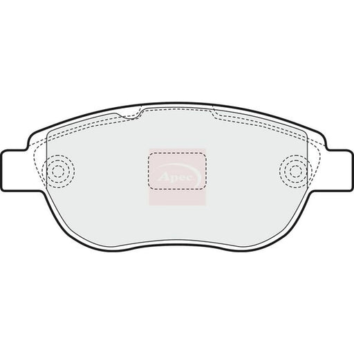 Apec Front Brake Pad Set PAD1450