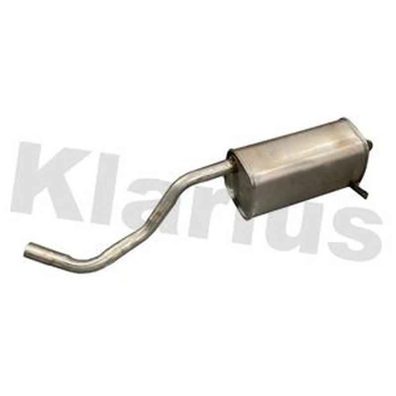 Klarius Box With Tail Pipe Rear fits Renault Clio III 2005-2014 1.4 1.6