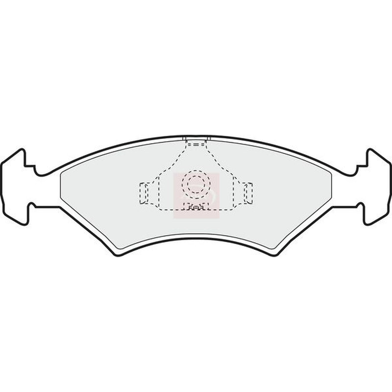 Apec Front Brake Discs & Pads fits Ford Fiesta 1989-1997 1.0 1.1 1.3 1.4 1.8
