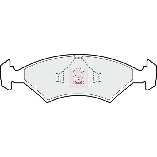Apec Front Brake Pad Set fits Ferrari Mondial 1980-1993 3.2 3.4
