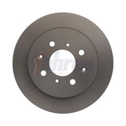 Fahren 2 x Solid Brake Discs fits Honda Jazz III 2008-2015 1.2 1.3 1.4