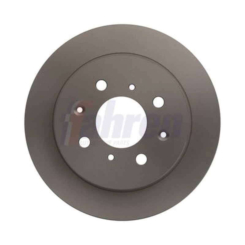 Fahren 2 x Solid Brake Discs fits Honda Jazz III 2008-2015 1.2 1.3 1.4