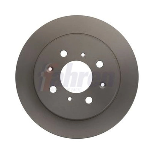 Fahren 2 x Solid Brake Discs fits Honda Jazz III 2008-2015 1.2 1.3 1.4