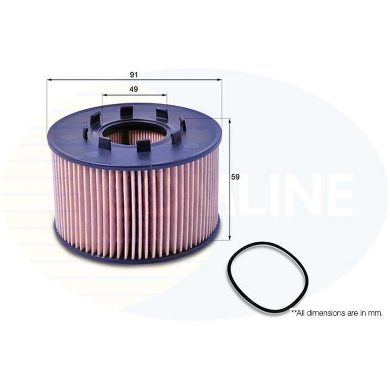 Comline Engine Oil Filter fits Ford Mondeo 2000-2007 2.0 2.2