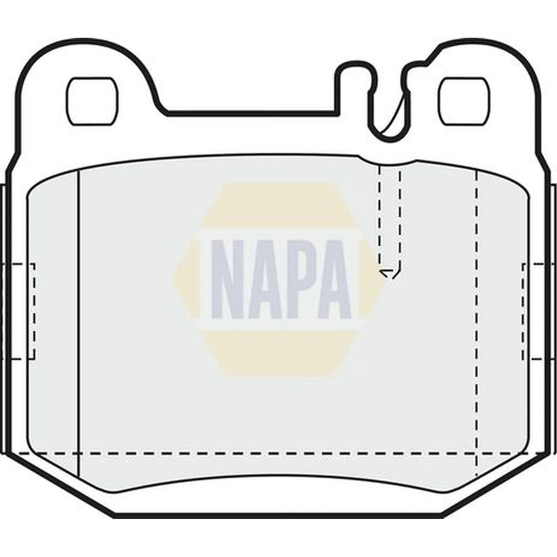NAPA Front & Rear Pads fits Mercedes-Benz M-Class 1998-2005