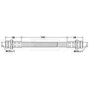 Borg & Beck Brake Hydraulic Hose Line Rear BBH7506