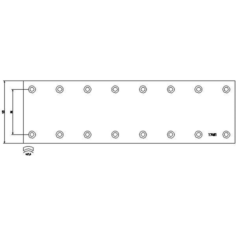 Textar Textar Cv Brake Lining Set 1748107 1748107