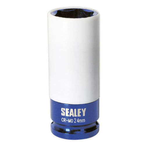 Sealey Alloy Wheel Impact Socket 24mm 1/2"Sq Drive SX03024 Sealey - Dynamic Drive