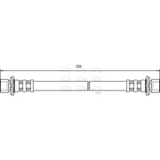 Apec Brake Hydraulic Hose Line inner HOS3599