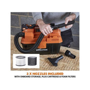 Evolution R11VAC-Li EXT Wet & Dry Vacuum Cleaner 18V 1 x 4.0Ah Li-ion Evolution - Dynamic Drive