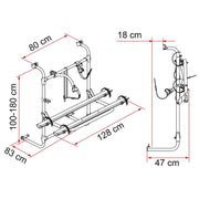 Fiamma Carry-Bike Caravan Universal (02093A76A) Fiamma - Bars 4 Cars