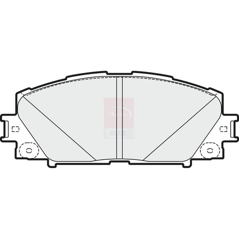 Apec Front Brake Pad Set fits Lexus Ct 2011 on