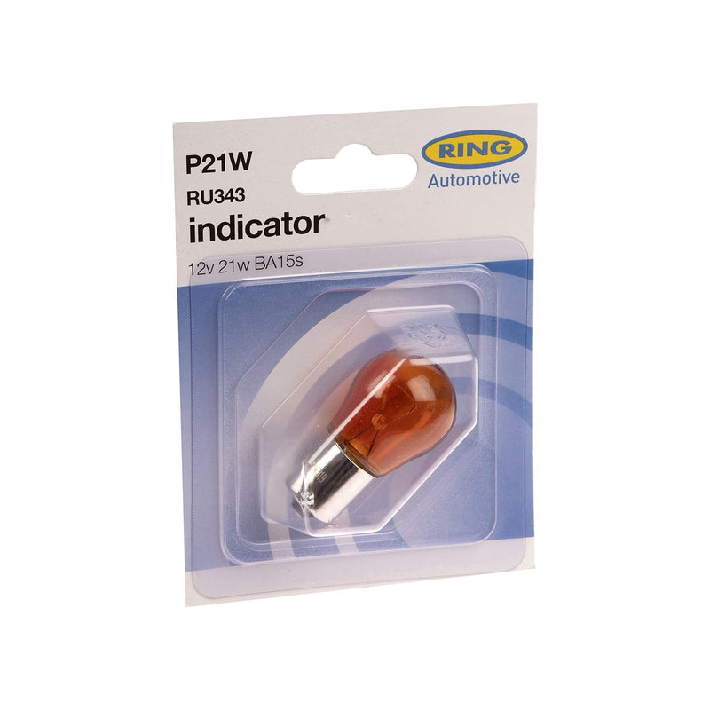 Ring Automotive RU343 12V 21W Ba15S Scc Indicator (Amber) Ring  - Dynamic Drive