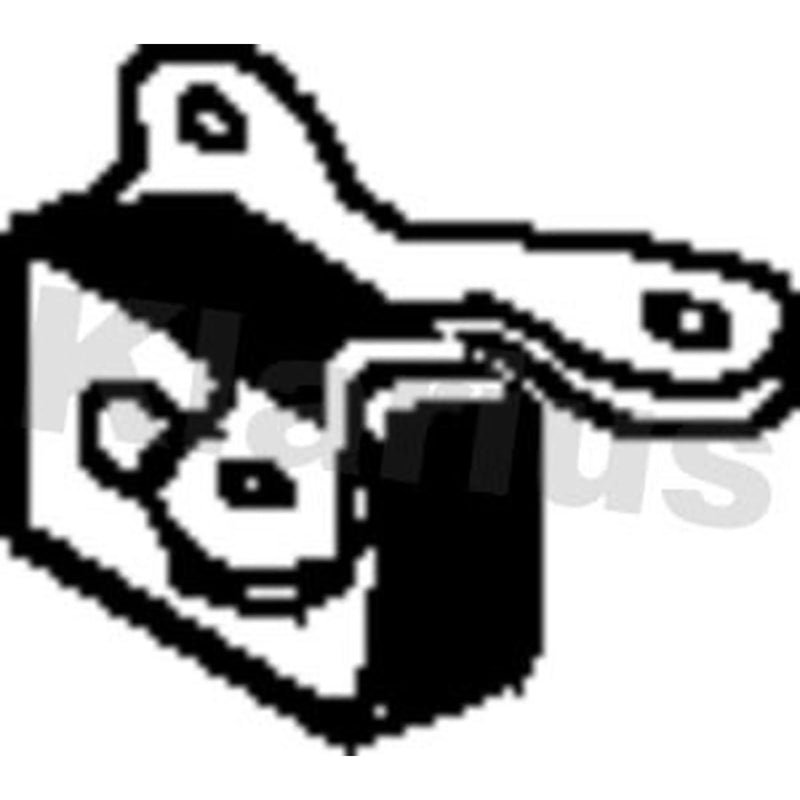 Klarius Exhaust System Mount fits Nissan Qashqai I 2007-2013 1.6 2.0