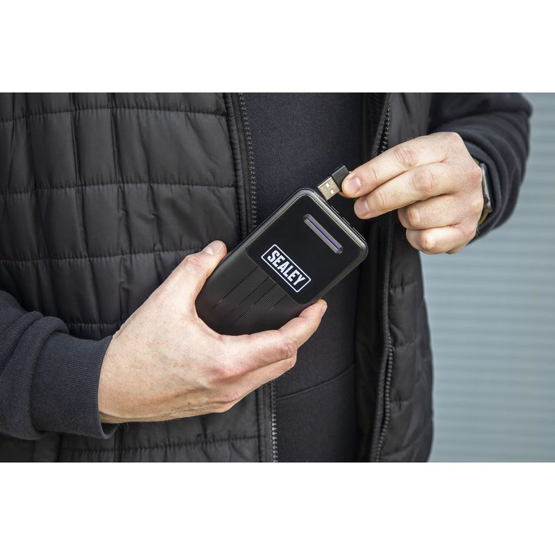 Sealey Portable Power Bank 10W 10000mAh Sealey  - Dynamic Drive