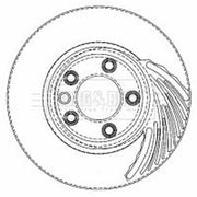 Borg & Beck Front & Rear Brake Discs & Pads fits Porsche Cayenne 2010-2018