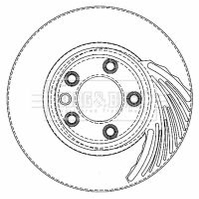 Borg & Beck Front & Rear Brake Discs & Pads fits Porsche Cayenne 2010-2018