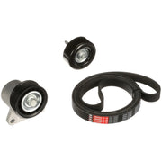 Gates V-Ribbed Belt Set fits Ford Mondeo 2000-2007 1.8 2.0