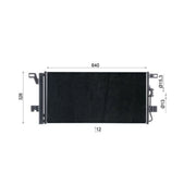 Mahle Air Conditioning Condenser fits Audi Q5 2016-2021 2.0 3.0