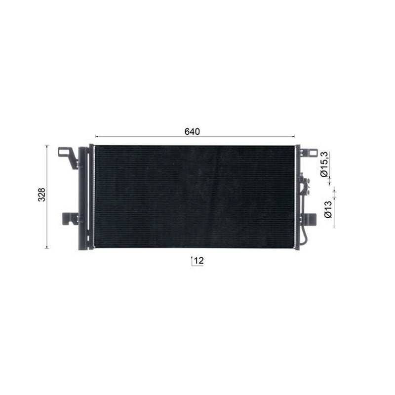 Mahle Air Conditioning Condenser fits Audi Q5 2016-2021 2.0 3.0
