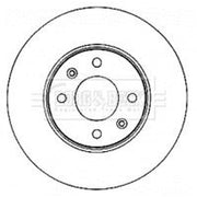 Borg & Beck Front & Rear Brake Discs & Pads fits Hyundai I20 I 2008-2015