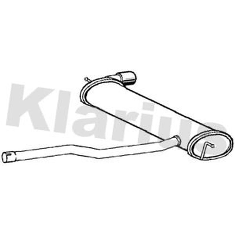 Klarius Box With Tail Pipe Rear fits Mini Mini Countryman 2010-2016