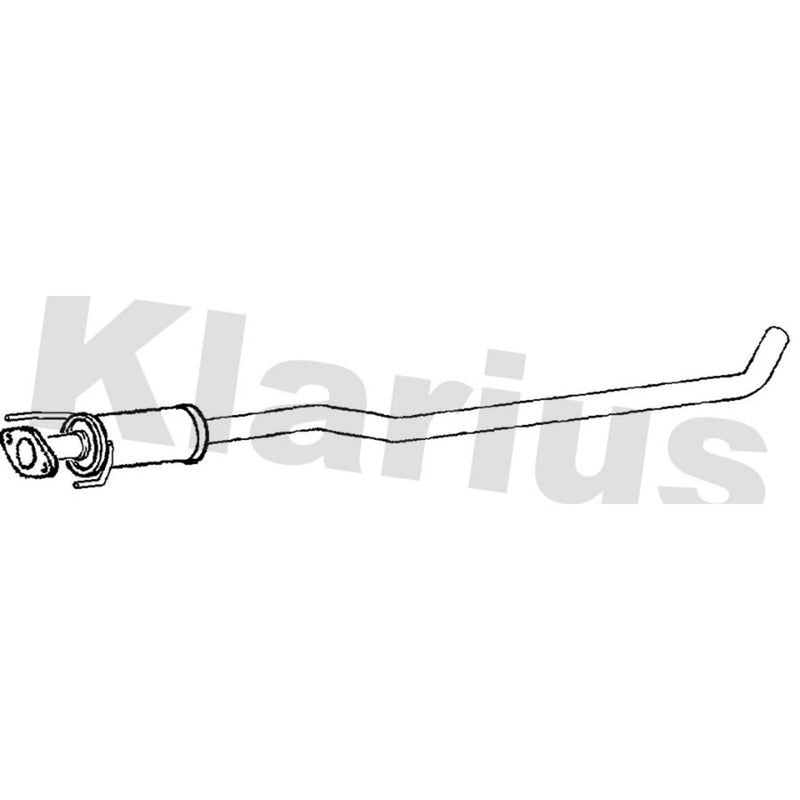 Klarius Box With Centre Pipe Centre fits Suzuki Liana 2002-2007 1.3 1.6