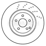 Borg & Beck Front / & Rear / Brake Discs & Pads fits Mercedes-Benz Sl 2006-2012