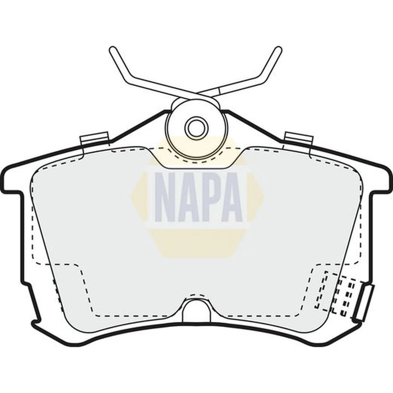 NAPA Front & Rear Pads fits Honda Accord VII 2003-2008 2.0 2.2 2.4