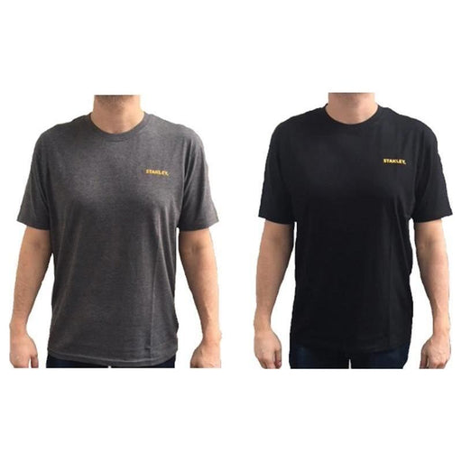 Stanley® Clothing T-Shirt Twin Pack Grey & Black - M STANLEY® Clothing - Dynamic Drive
