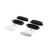 Bosch Front & Rear Pads fits Jeep Compass 2016-2017 1.4 1.6 2.0