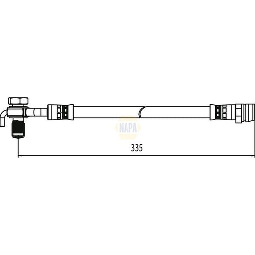 NAPA Brake Hydraulic Hose Line outer NBH1269