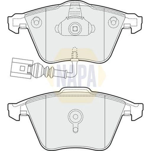 NAPA Front Brake Pad Set NBP1873