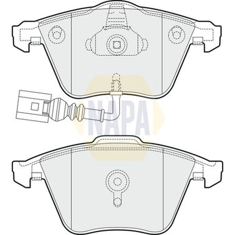 NAPA Front Brake Pad Set fits Audi A3 2006-2013