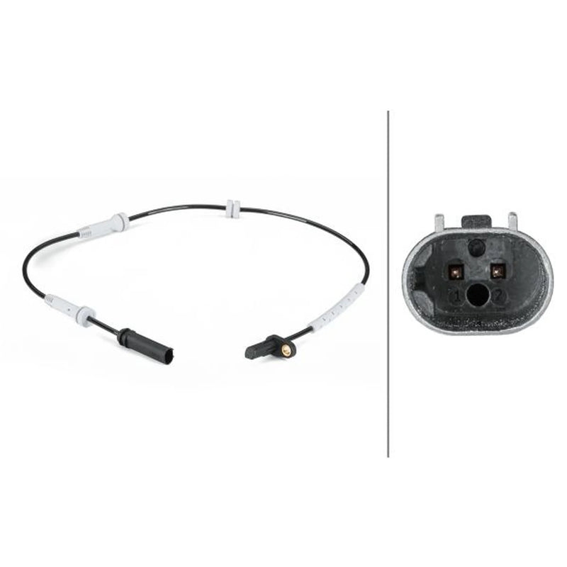 Hella ABS Wheel Speed Sensor Front fits BMW 1 Sports Hatch 2012-2019