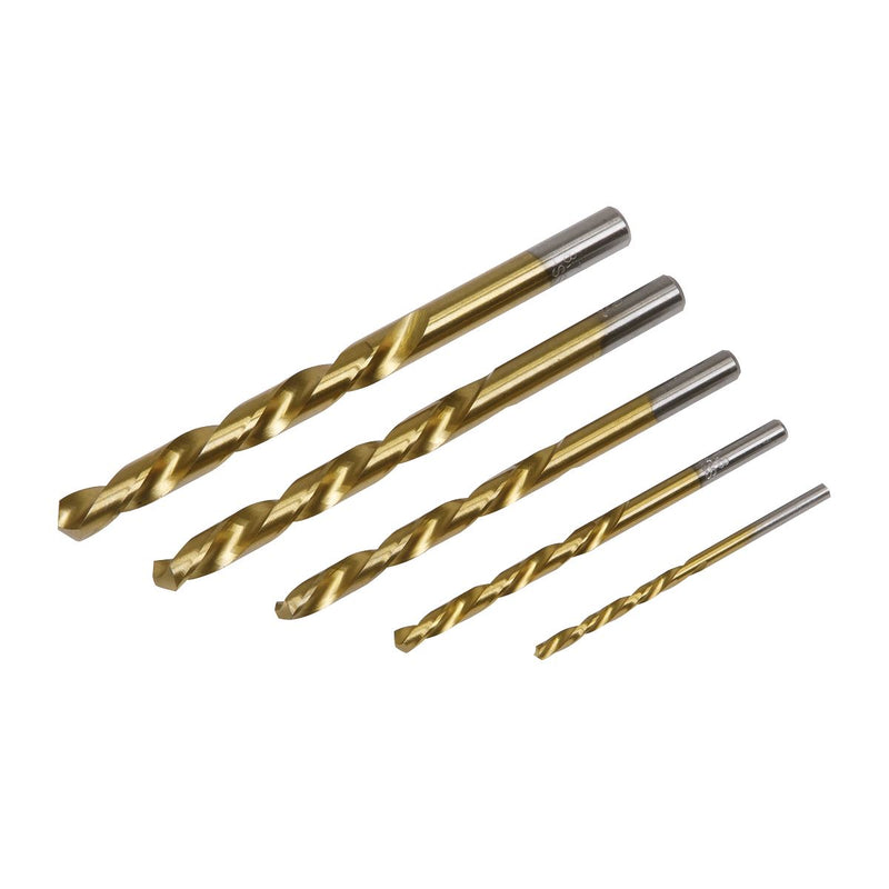 Sealey Left-Hand Spiral Drill Bit Set 5pc AK8189 Sealey - Dynamic Drive
